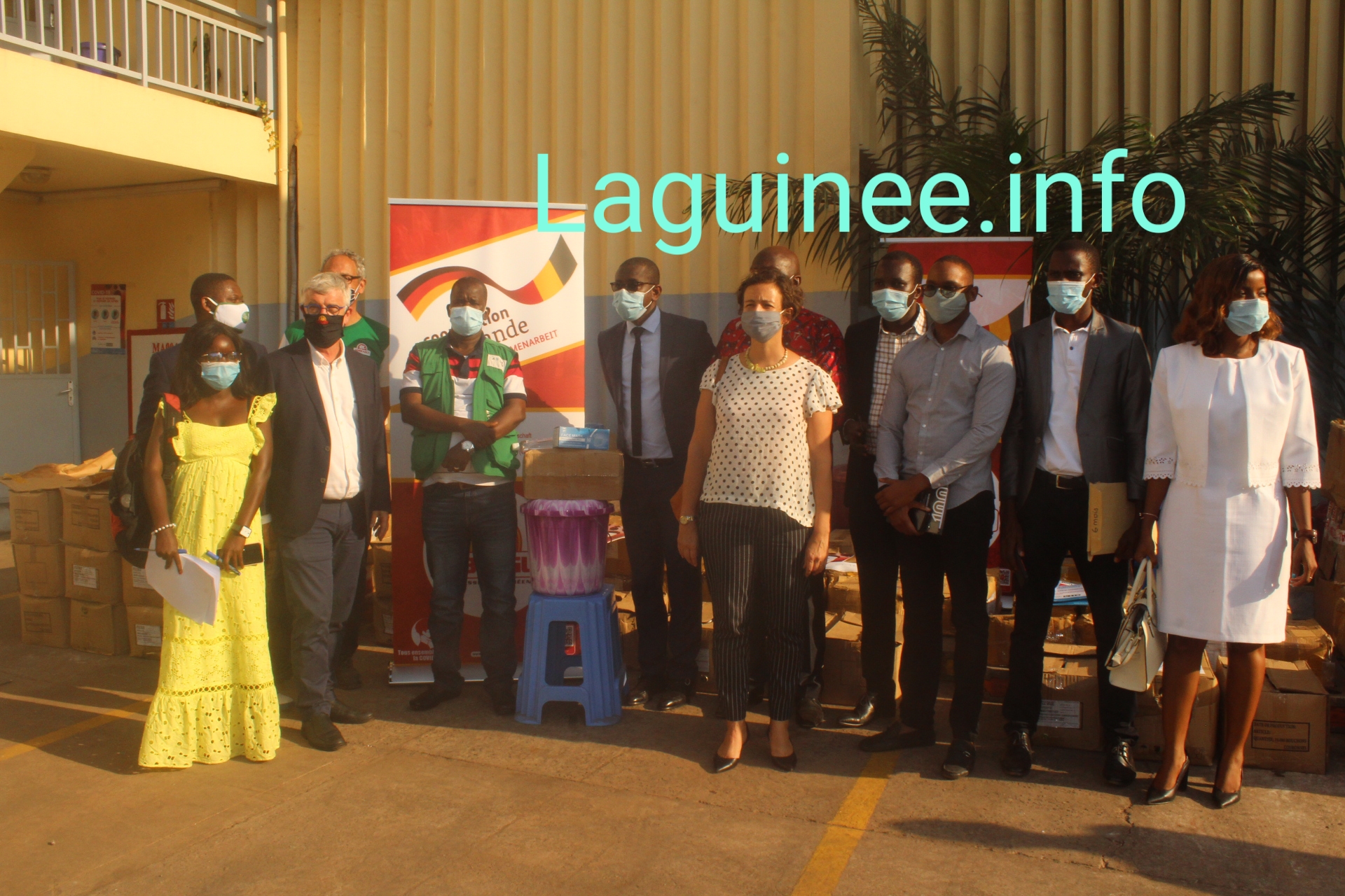 COVID-19: la SOBRAGUI et la GIZ engagent une lutte grandeur nature