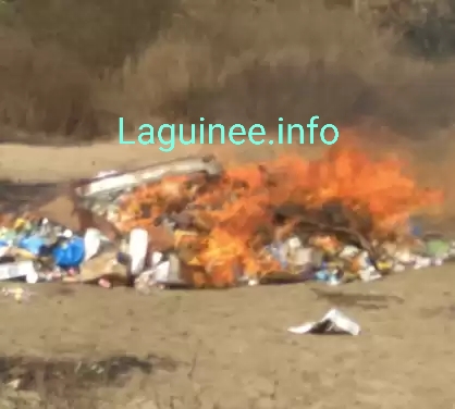 Labé : plus de trois tonnes de produits périmés sont incinérés à Thialakoun