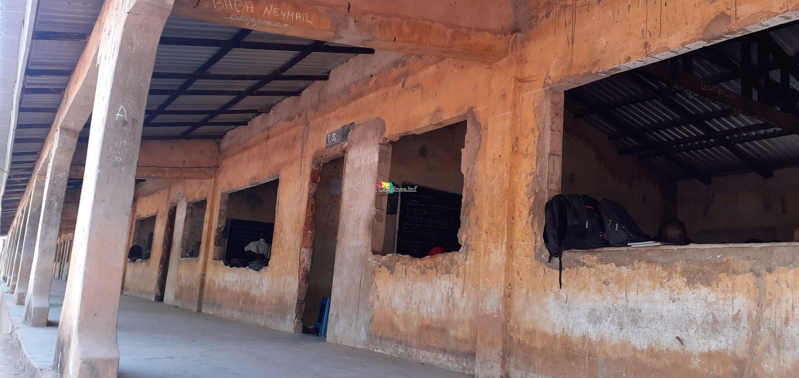 Kindia: le plus grand et plus vieux lycée de la ville s’éteint progressivement du fait de la vétusté