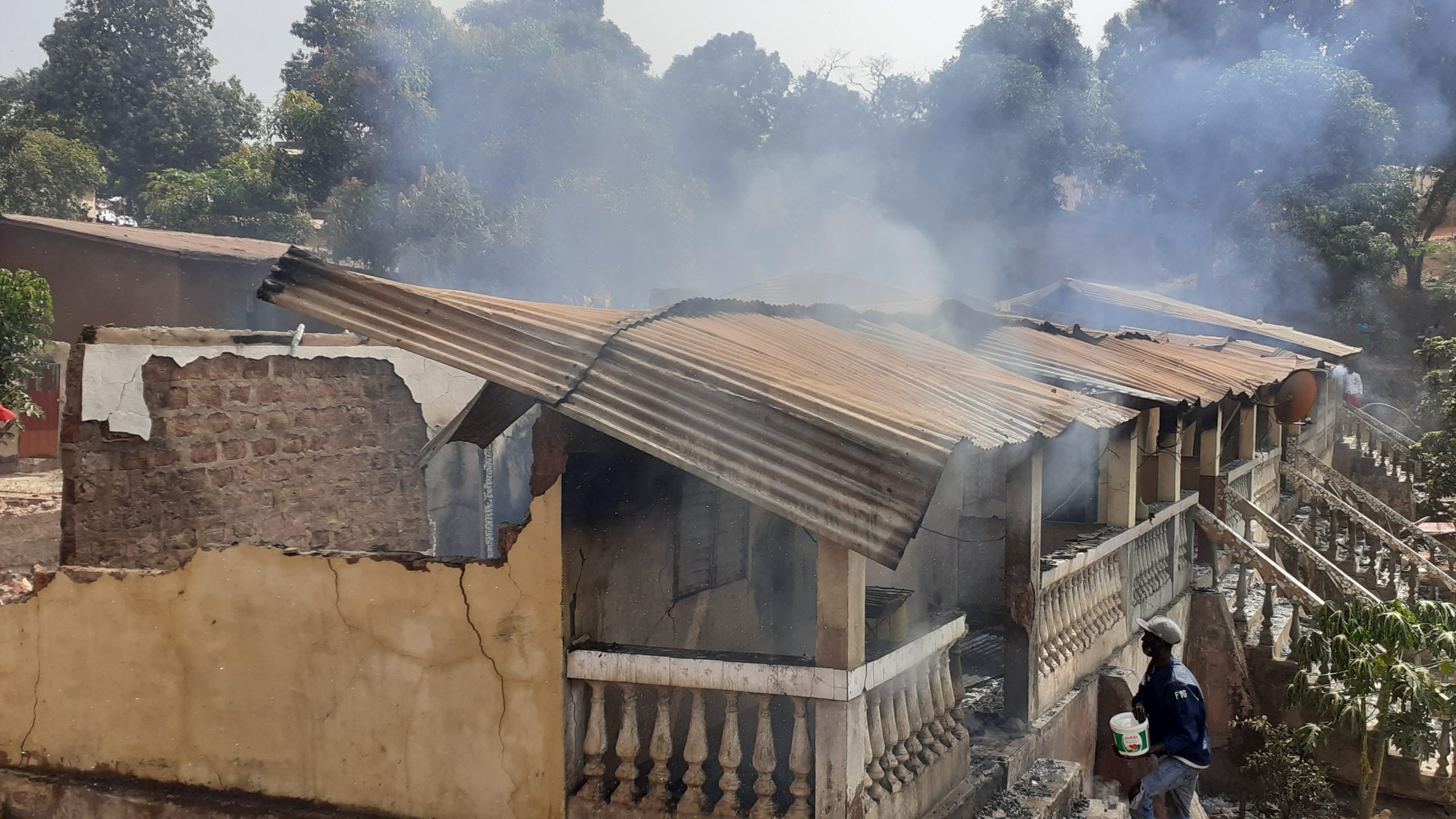 Incendie à Kindia
