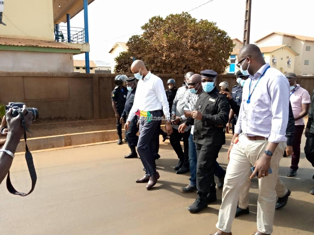 Conakry : le Ministre de la sécurité visite l’état d’avancement des chantiers de son département