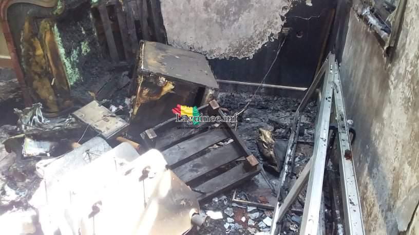 Labé : un feu mystérieux ravage une concession au quartier Pounthioun dans la commune urbaine