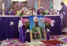 Kankan: Monseigneur Emmanuel Félémou a regagné sa dernière demeure