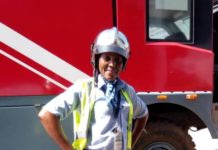 Tiguidanké Diaka Condé, conductrice d’engins lourds à l’aéroport : « Je demande aux femmes…»