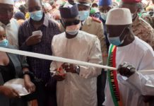 Fête tournante de l’indépendance à Kindia: Bourema Condé inaugure plusieurs infrastructures