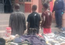 Kindia: trois coupeurs de route tombent dans les filets des services de sécurité