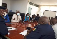 Circulation routière : la police et le syndicat des taxi-motos en concertation à Conakry