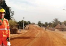 Winning Consortium Simandou (WCS) a terminé la réhabilitation de la route nationale Kankan – Kérouané