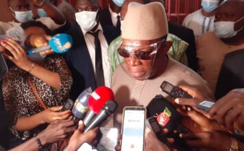 CRIEF : fin de la première audition Kassory Fofana dans son lit de malade