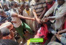 Mosquée de Dixinn : pris en flagrant délit de vol de chaussures, un jeune bastonné par une foule en colère