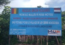 Labé : L’Association « Moussidal Union Holland » fait un don d’un forage d’eau à Ley Sérrè Boussoura