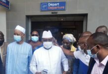 Aéroport de Conakry : Les premiers mots de Sidya Touré à sa descente d’avion