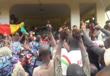 Faranah : les citoyens dans la rue pour soutenir la prise du pouvoir par le CNRD