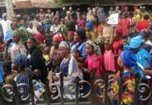 Dinguiraye: manifestation de soutien au colonel Doumbouya