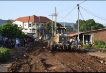 Dabola: lancement des travaux de reprofilage des voiries urbaines