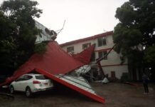 Conakry : la pluie fait des dégâts matériels à Kaloum