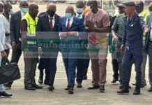 Aéroport AST : arrivée de l’ancien président de la transition, Moussa Dadis Camara