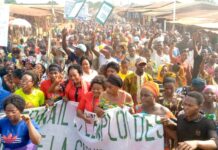 Diécké/Yomou : manifestation des travailleurs de la SOGUIPAH