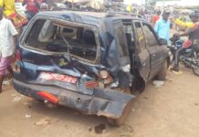 Conakry : un accident de la circulation fait quatre morts, un blessé et des dégâts matériels à Entag