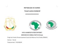 Recrutement de Cabinet d’audit pour la Mission d’audit des comptes du PERSIF. Exercices 2017 ; 2021 ; 2022 et 2023