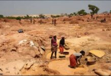 Kintinian/Siguiri : l’éboulement d’une mine artisanale fait trois morts à Bouré Kôfilany