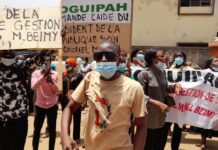 Manif des travailleuses de la SOGUIPAH à Kaloum: la porte-parole de la circonstance sur le motif