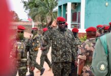 Kindia : le Chef suprême des armées prend le pouls des troupes