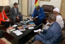 Guinée : le nouveau ministre de la justice s’entretient avec l’ambassadeur des États-Unis d’Amérique