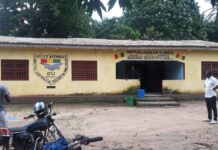 Boké : Le commissariat de police de Bintimodia dans un état délabré