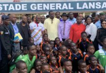 Football : le ministre Béa Diallo visite le stade de Nongo et rassure pour l’organisation de la CAN 2025