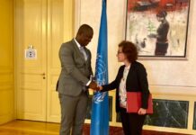 Procès massacres du 28 septembre : Alphonse Charles Wright rencontre la Haute Commissaire des Nations Unies aux Droits de l’Homme par intérim