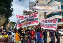 ANASP : les travailleurs dans les rues pour réclamer une indemnité de plusieurs années de service
