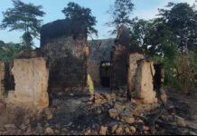 Labé : un feu mystérieux ravage 13 cases à Dara