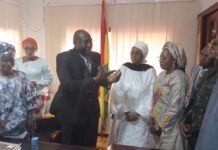 Ministère de l’environnement : passation de service entre Louopou Lamah et Safiatou Diallo