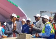 Tanéné : pose de la première pierre pour la construction de l’unique pont à béton