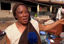 Incendie à Ansoumanya plateau : Saran Condé veuve, a tout perdu