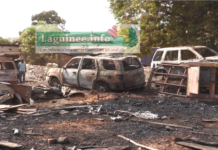 Boké/ incendie : 05 véhicules et un atelier de menuiserie partent en fumée