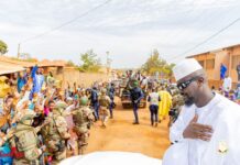 L’Aid El Fitr : le président de la transition a effectué sa prière à Labé