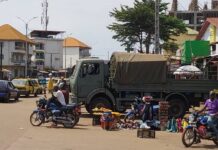 Manifestation des Forces Vives de Guinée : toujours le statu quo sur l’axe T7 Kagbelen
