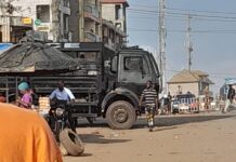 Jour de manif des Forces Vives de Guinée : impressionnant cordon sécuritaire sur l’axe T7-T10