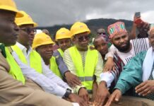 Dalaba : pose de la première pierre pour la construction d’une école nationale d’éducation physique et des sports