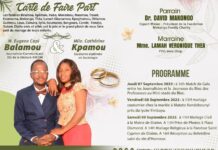 Carnet-Rose : Le journaliste Eugène Capi Balamou annonce son mariage à Conakry (dates et lieux)