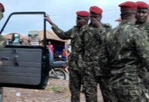 Manif des FVG. Axe Kagbelen-Sonfonia T7 : forte tension entre manifestants et forces de l’ordre