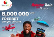 Paris en ligne : YellowBet gratifie ses parieurs avec Aviator Rain