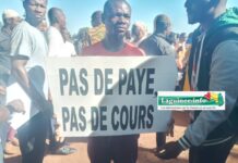 Guinée : les enseignants contractuels dans la rue pour réclamer les salaires impayés