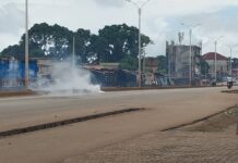 Journée de manifestation des FVG : situation tendue à Wanindara