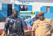 N’Zérékoré : les autorités présentent une importante quantité de produits pharmaceutiques illicites