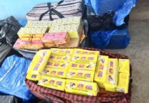 N’Zérékoré : 17 cartons de produits pharmaceutiques saisis par la gendarmerie routière