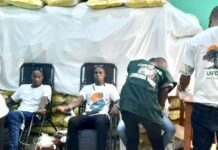 AG-UFDG : des militants de l’UFDG donnent du sang pour « sauver des vies »