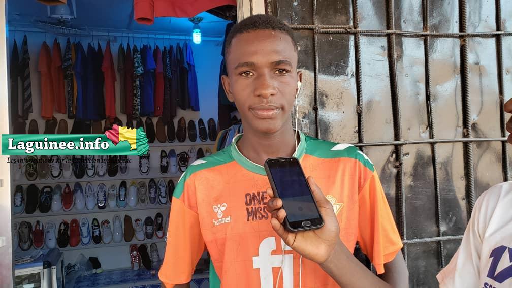 Boubacar Barry, commerçant au grand marché de Kindia